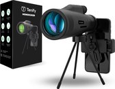 Tenify Monokijker - 12x50 - Monoculair Verrekijker - Vogelkijker - Spotting Scope - Vogelspotten - Zwart