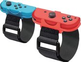 Polsbanden voor Nintendo Switch Joy-Con – Nintendo controller polsband – Hand Strap voor Joycon Nintendo Switch – Set van 2 stuks – Blauw en Rood