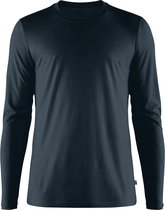 Fjällräven Abisko Wool LS Men - Shirt - Lange Mouwen - Blauw - Maat XL
