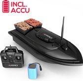 CARPED® Voerboot - Incl. Accu en Tas - 500 Meter Bereik - 1KG Voercapaciteit - Karper Vissen Baitboat - Hengelsport Materiaal - Visspullen Accesoires