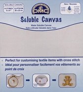 DMC soluble canvas - oplosbare borduurhulp 20 x 22 cm