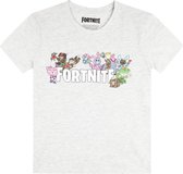 Fortnite-T-shirt-met-korte-mouw-grijs-maat-140