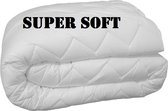 Ultra Soft Princessdekbed Enkel -Tweepersoons-200x200 cm- Anti Allergie-Wasbaar -Wit