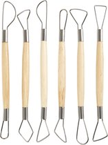 Mirettes Set, l: 18 cm, ronde kanten, 6 assorti