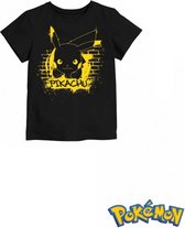 Pokémon - T-shirt Pokémon Pikachu - jongens - maat 110/116