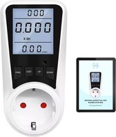 Energiemeter – Verbruiksmeter – Energieverbruiksmeter – P1 Meter - KWh Meter – Elektriciteitsmeter - Stopcontact – Meerdere Functie - Inclusief Nederlandse e-handleiding