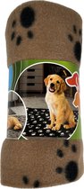 Huisdierdeken - 70x70cm Bruin - Wasbaar - Kattendekens - Hondendekens - Dog Blankets - Cat Blankets - Pet Blanket