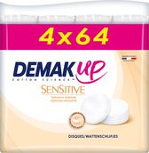 Demak'Up wattenschijfjes Sensitive - rond - 4 x 64 stuks