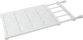 iBright Verstelbare Kastplank - Legplank - Kleding kast Organizer - Draagt tot 25 kg - 53/90x30 cm - Wit
