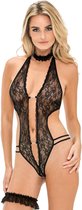 Christine le Duc - 3-Delige Lingerie set Renee - Maat S/M - Zwart