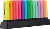 STABILO BOSS ORIGINAL – Markeerstift – 15 Stuks Deskset - 9 Standaard + 6 Pastel Kleuren