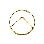 Paperclips rond 25 mm | Goud | 50 stuks