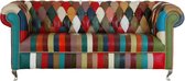 Multi color Delta Chesterfield 3 zits bank