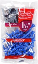 Masters - Graduated Tees 1 1/2" blauw 30 stuks