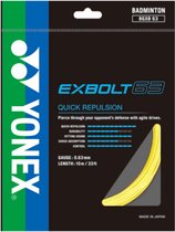 Yonex Exbolt 63 badmintonsnaren - geel - Yonex set