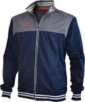 Brabo Tech Jacket  Trainingsjas - Maat 152  - Unisex - blauw