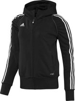 Adidas T12 Hoody - Sportvest - Dames - Zwart - Maat 34