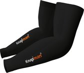 Knap'man Zoned Compression Arm Sleeves | Compressie Armstukken | Zwart | Maat XL