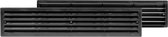 Paneir Airdesigns- ABS - 450 X 92mm - DEURROOSTER - 2 delen - zwart