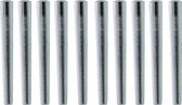 Intersteel 10 conische krukstift-pennetjes vernikkeld