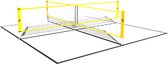 Umbro - Voetvolley Net - 400 x 45 CM - Voetvolleybal - 2 tot 4 Spelers - Gekruist Net - Incl. Begrenzingstouw - Voetbal Training