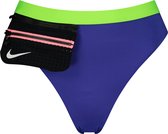 Nike Swim Colorblock High Waist Bikini broekje Sneldrogend, platte naden, ondoorzichtig dankzij de binnenvoering