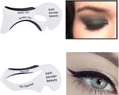 GEAR 3000® Eyeliner stempel - stamp - stencil - wing - sjabloon - smokey eyes - herbruikbaar 2 stuks