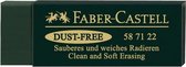 Faber-castell gum - plastic - stofvrij - groen - FC-587122