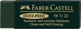 Faber-castell gum - plastic - stofvrij - groen - FC-587122