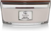 WoodWick Heartwick Flame Ellipse Geurkaars - Warm Wool