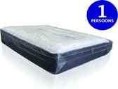 Stevige Matras Hoes | 1-persoons Matrashoes | 50my | Beschermhoes Tijdens Verhuizen en Opslag | Waterproof | 114x225cm