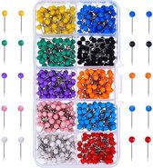 F4B Punaises 10 Kleuren | Voor Prikbord | 500 stuks | 15 mm | Duimspijker