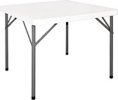 Bolero Inklapbare - Eettafel - 86x86cm - Wit