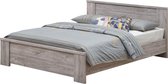 Belfurn - Elias bed  grijze eikkleur-140 x 200cm