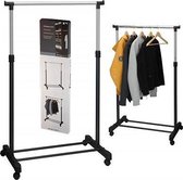 Storage Solutions Mobiel Kledingrek - Met wielen - 80 x 42 x 165 cm