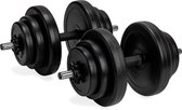 VirtuFit Verstelbare Dumbbellset - Halterset - Gewichten - 2 Vinyl Dumbbells van 14kg - 28 kg