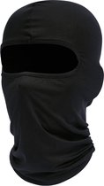 Bivakmuts Balaclava - Zwart - Bivak Muts Nekwarmer - One Size/Unisex - Gezichtsmasker voor o.a. Skien, Snowboarden, Motorrijden, Wielrennen & Schaatsen