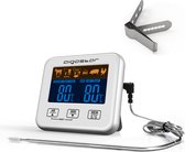 Aigostar 2-in-1 Magnetische Digitale Kern Thermometer Met Keuken Timer Alarm -0-250 Graden Celcius - Magnetische Vloeistof/Vlees Temperatuurmeter Met Meetsonde Draad & Kook Timer