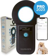 Vulpes Pets® Chipreader - Chiplezer Huisdier - Chiplezer voor alle dieren en huisdieren - Incl. Schoonmaakdoek & reistas - ISO11784/85/FDX-B - PRO versie