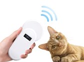 Service96 - Dier Chip Reader - Lezen Dier Chips - Chipreader voor Alle (Huis)dieren - Katten/Honden/Kippen - Draagbare Chiplezer - Wit