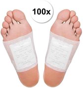 Premium Detox Voetpleisters Set – 100 Stuks – Bekend van TV | Helpt tegen Depressie, Futloosheid, Irritatie, Gewichtstoename en Meer Lichamelijke Klachten | Voetenpads Ontgiften het Lichaam | Ontgiftende Voeten Pleisters | Voet Pads | Voetenpleisters