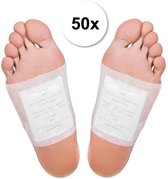 Premium Detox Voetpleisters Set – 50 Stuks – Bekend van TV | Helpt tegen Depressie, Futloosheid, Irritatie, Gewichtstoename en Meer Lichamelijke Klachten | Voetenpads Ontgiften het Lichaam | Ontgiftende Voeten Pleisters | Voet Pads | Voetenpleisters