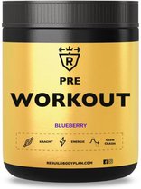 Rebuild Nutrition Pre-Workout - Per Scoop 400 mg Cafeïne - Haal Het Maximale Uit Je Trainingen - Poeder 300 gr - Blauwe Bessen