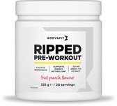 Body & Fit Ripped Pre Workout - Fruit Punch Pre-Workout Poeder - 30 doseringen (225 gram)