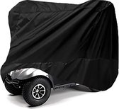 Maxxcovers Scootmobiel Hoes - Zwart - Afdekhoes - Regenhoes - Maat L