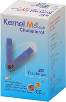 Testjezelf.nu -Multicheck Cholesterol Strips - 25 stuks - Cholesterolteststrips