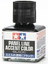 Tamiya 87131 Panel Line Accent Color - Black - 40ml Effecten potje.