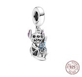 925 Sterling Zilver Bedels | Stitch | Kristal | past op Pandora | Pandora compatible | Bedels Charms Beads