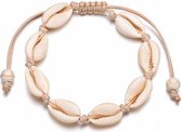 24/7 Jewelry Collection Schelpjes Armband - Schelp - Schelpen - Wit