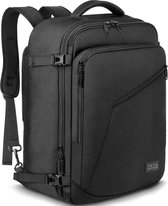 TRVLMORE Reistas - Rugzak - Handbagage Weekendtas - Backpack - Waterafstotend - 40L - Zwart